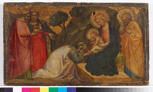 Adoration of the Magi (tempera on wood)