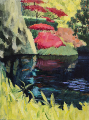 Pool, summer, 2012 (acrylic on linen)