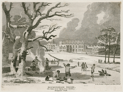 Buckingham House, the Palace of Her Majesty Queen Charlotte, St James's Park (engraving)