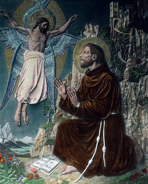 Scene of the life of Saint Francis of Assisi, 13th century