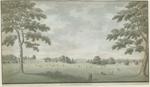 Fisherwick Hall: water colour painting, nd [1786] (painting)