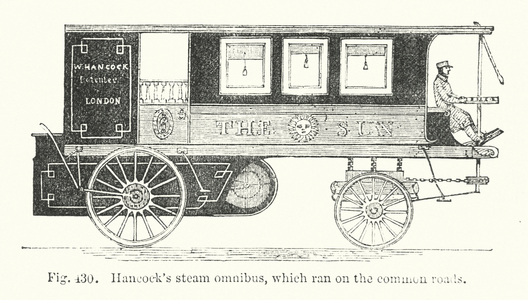 Hancock's steam omnibus (engraving)