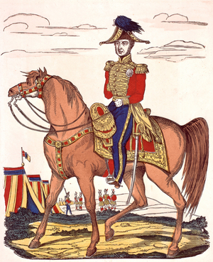 Lord Raglan (1788-1855) chief general of the english army in Orient and led troops during the Crimea War, engraving