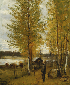 The Drover, 1885 (oil on canvas)