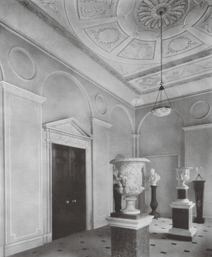 The Garden Hall, Woodhall Park (b/w photo)