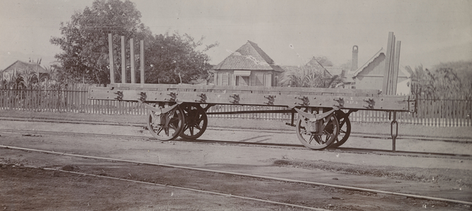 Railway wagon, Jamaica (b/w photo) [1999/221/1/62/65]