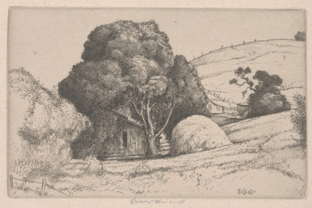 Haystack, 1916 (etching & engraving)