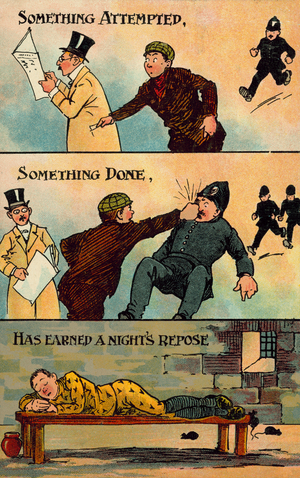 Crime (colour litho)
