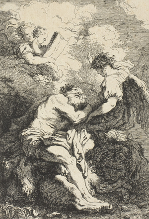 Saint Jerome, c.1761-65 (etching on ivory laid paper)
