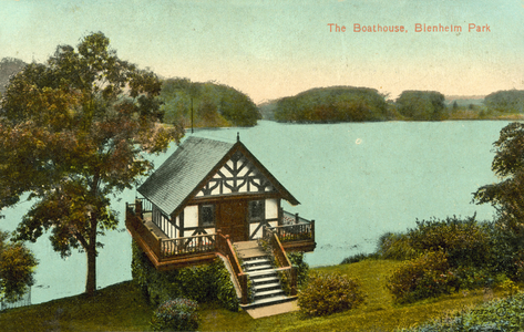 The Boathouse, Blenheim Park (colour photo)