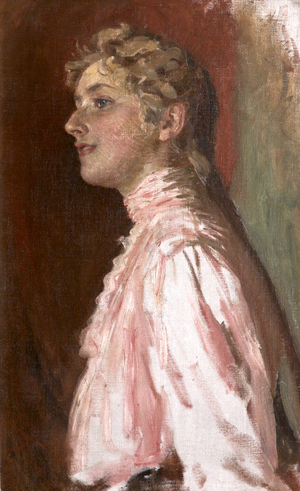 Agatha Miller, later Agatha Christie (oil on canvas)