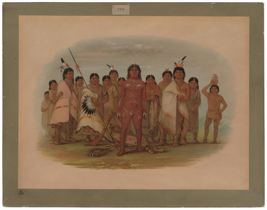 Paint Me - Apachee, 1855-1869 (oil on card mounted on paperboard)