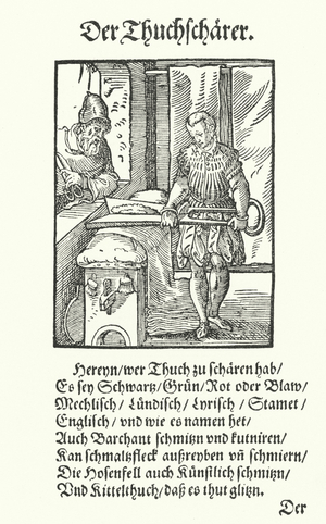 The Cloth Shearer (engraving)