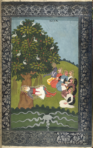 Mahabharata scene