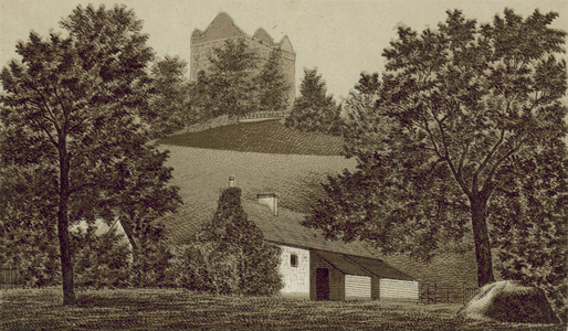 Newark Castle (litho)