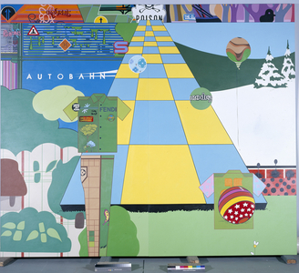 High-Speed Gardening, 2000 (acrylic on canvas)