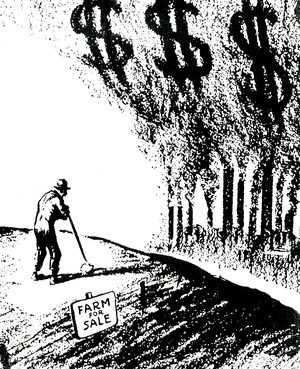 Farm prices slumped while industry boomed in1920s