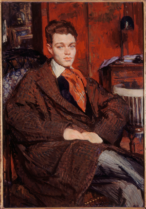 Portrait of René Crevel (1900-1935), writer, in 1928 (oil)