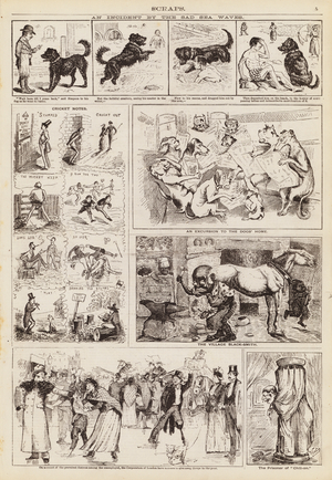 Page from Scraps, Vol IV, No 149 (engraving)