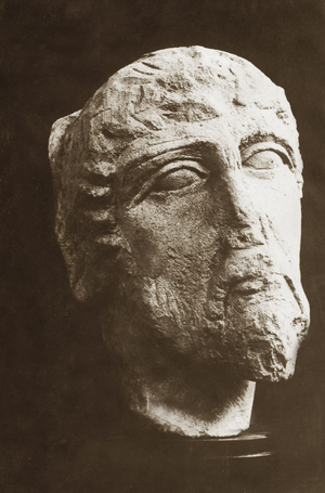 A Teuton man (b/w photo)