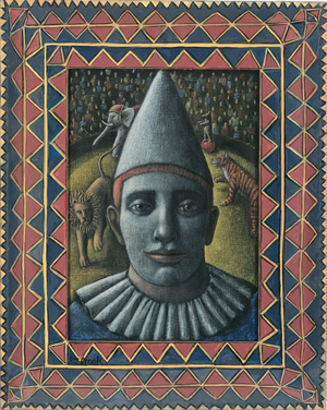 Le Cirque, 2012 (tinted gesso on wood)