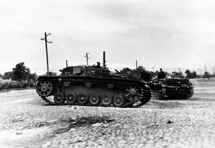 German attack on Moscow, November 1941 (b/w photo)