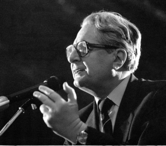 Hans Jochen Vogel, SPD, 1985 (photo)