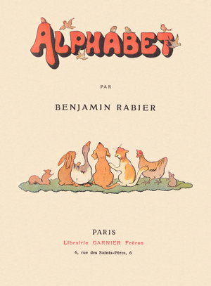 ALPHABET B. RABIER, 1932 (illustration)
