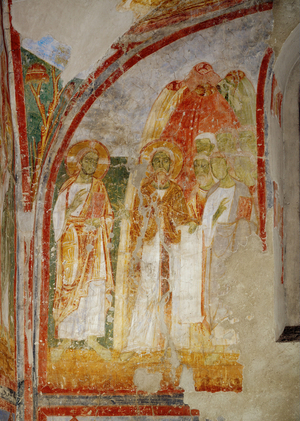 Murals in the church of the Benedictine monastery of Lambach, Upper Austria (fresco)