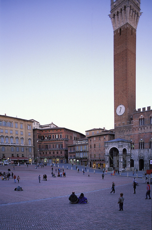 Piazza del Campo: Aerial and Topographic Views, c.1997 (photo)