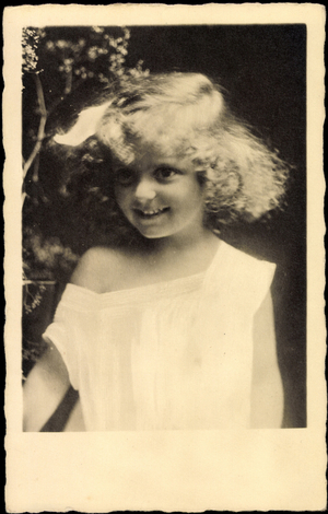 Photo Ak Princess Pia Monika of Saxony as Little Girl (b/w photo)