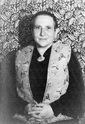 Portrait of Gertrude Stein, 1938 (photo)