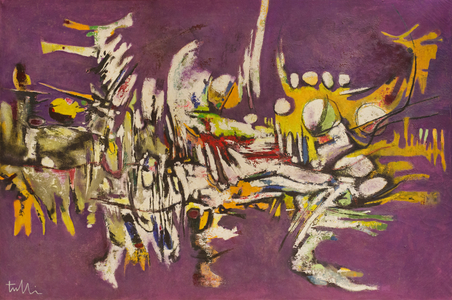 It goes west, 1964 (oil on canvas)