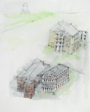 Untitled, undated (watercolor and ink on paper)