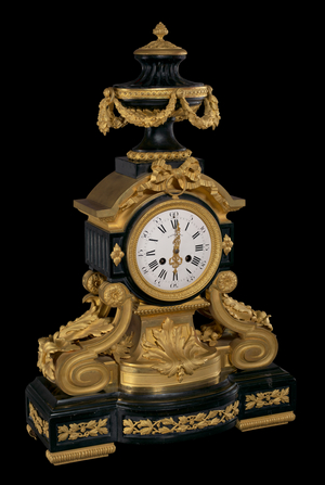 Napoleon 3 clock, 19th century (Gilded bronze, marble)