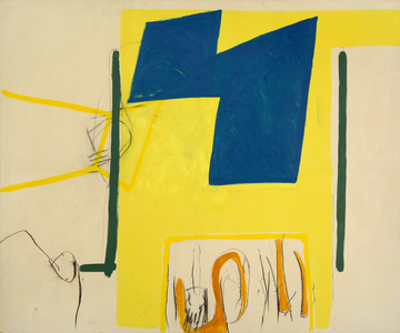 Blue Dominant (oil on canvas)