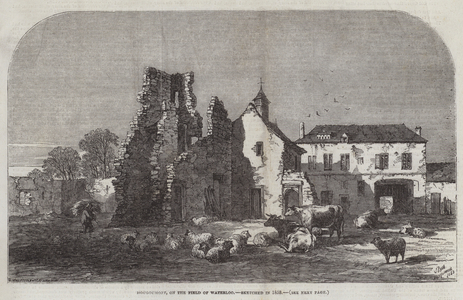 Hougoumont, on the Field of Waterloo (engraving)
