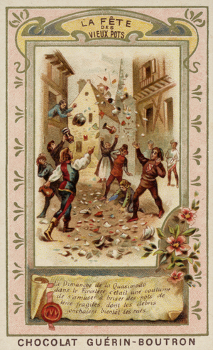 Festival of the Old Pots, Finistere, Brittany (chromolitho)