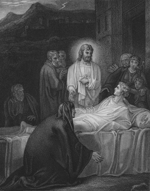 Christ raising the Widow's Son (engraving)