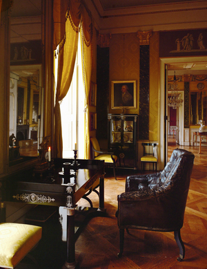 Study with ajoining enfilade, Ludwigsburg Palace, Baden-Wuerttemberg …