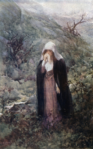 Mother had done a most wondrous thing (colour litho)