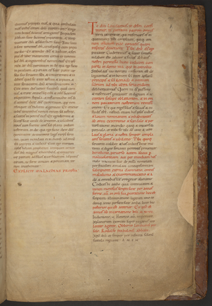 The Stavelot Bible, Add MS 28106, f.228r, 1097 (vellum)