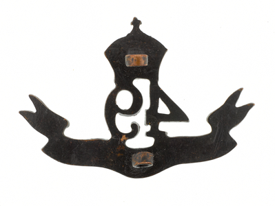 Cap badge, 49th Bengal Infantry, 1917-1920 (metal)