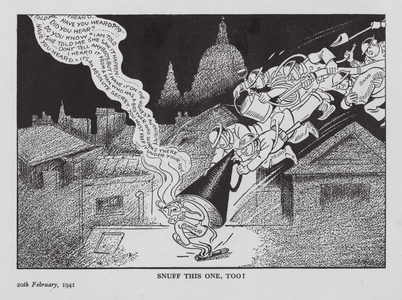 Strube WW2 cartoon (litho)