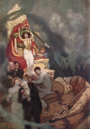 The Death Of Labour (colour litho)