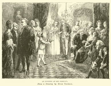 An Evening at Sir Joshua's (engraving)