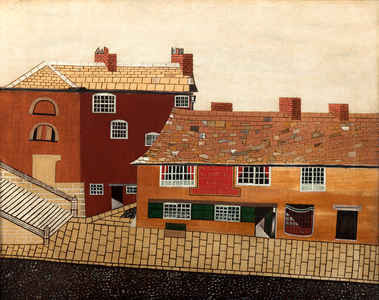 The Old King's Arms, Wakefield, 19th (oil on canvas)