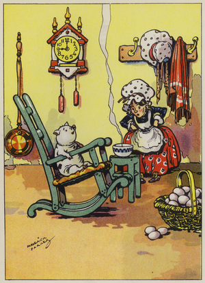 A Proud Little Pig (colour litho)