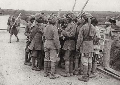 Contalmaison, Autumn 1917 (b/w photo)