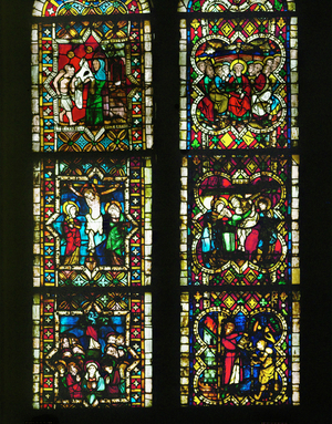 The Pentecost-window in Regensburg (stained glass)